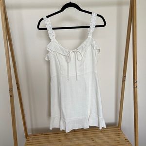Lulus Short White Summer Dress